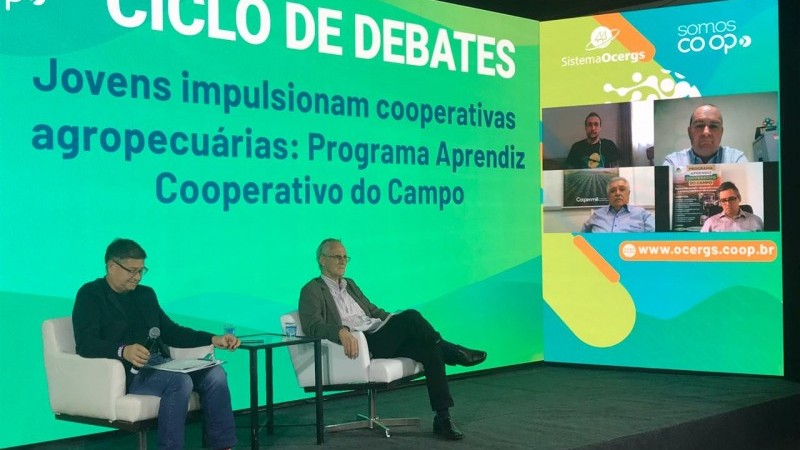 Debate sobre o Programa Aprendiz Cooperativo do Campo foi transmitido ao vivo pela plataforma da Expointer Digital