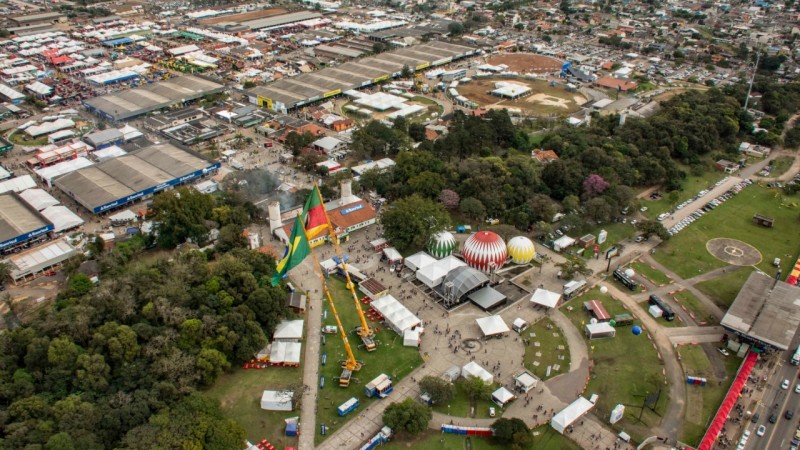 vista aérea Parque de Exposições