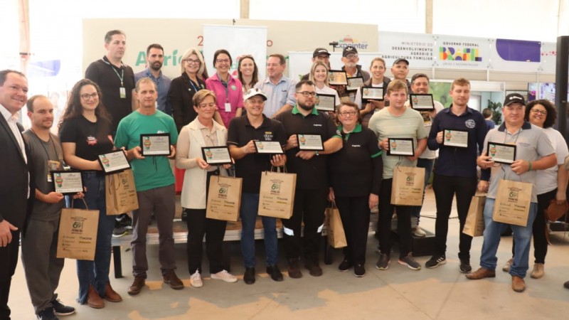 Premiados do Concurso de Produtos do Pavilhão da Agricultura Familiar