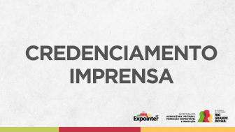 Capa credenciamnto imprensa Expointer